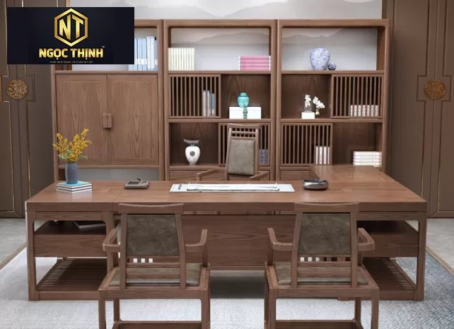 Bàn làm việc văn phòng giám đốc phong cách Trung Hoa Bàn làm việc văn phòng giám đốc phong cách Trung Hoa